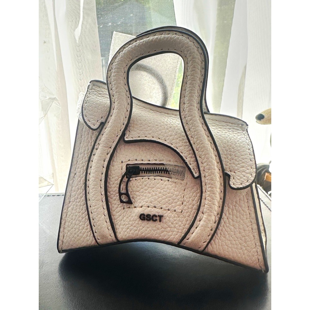 MSCHF Global Supply Chain Telephone Micro GSCT White leather Bag RARE SOLD OUT